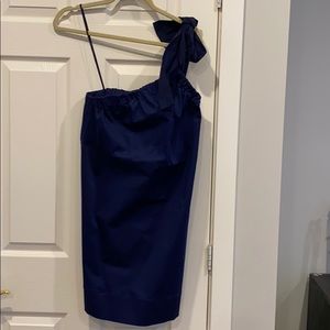 Club Monaco one shoulder mini dress